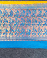 SC3091 - Satin Saree With Copper Butta